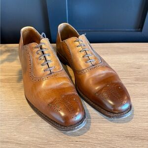 Allen Edmonds Cornwallis Brown Cap Toe Oxford Shoes Men’s 10.5 D